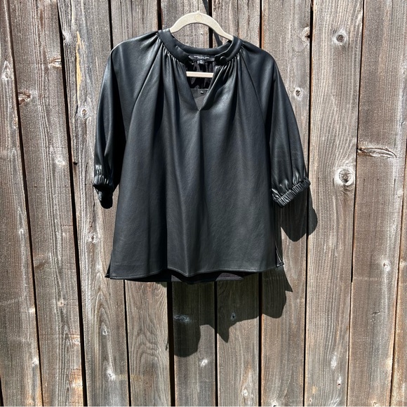 Marc New York Andrew Marc black top XS - Picture 1 of 15